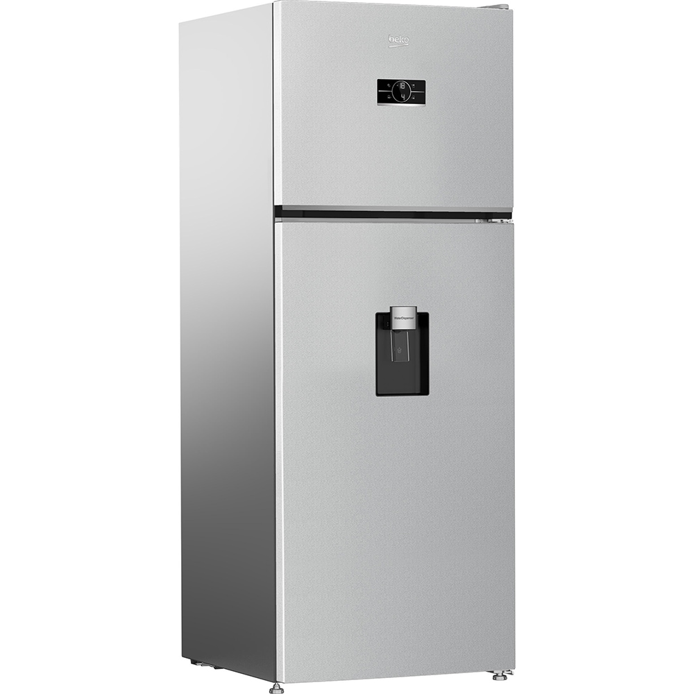 Frigider cu doua usi BEKO B5RDNE504LDM, No Frost, 477 l, H 186 cm, Clasa E, Dozator apa, gri