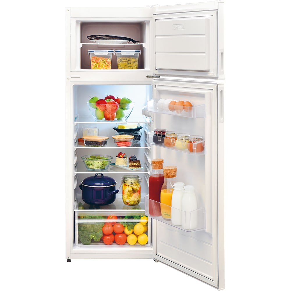 Frigider cu doua usi CANDY C1DV145SFW, 213 l, H 145 cm, Clasa F, alb