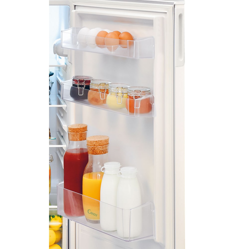Frigider cu doua usi CANDY C1DV145SFW, 213 l, H 145 cm, Clasa F, alb