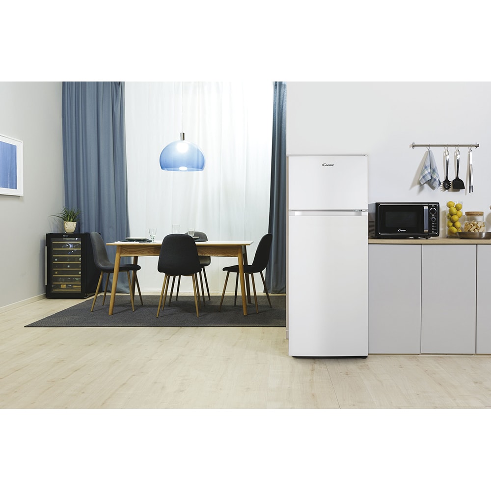 Frigider cu doua usi CANDY CDG1S514EW, 211 l, H 143 cm, Clasa E, alb
