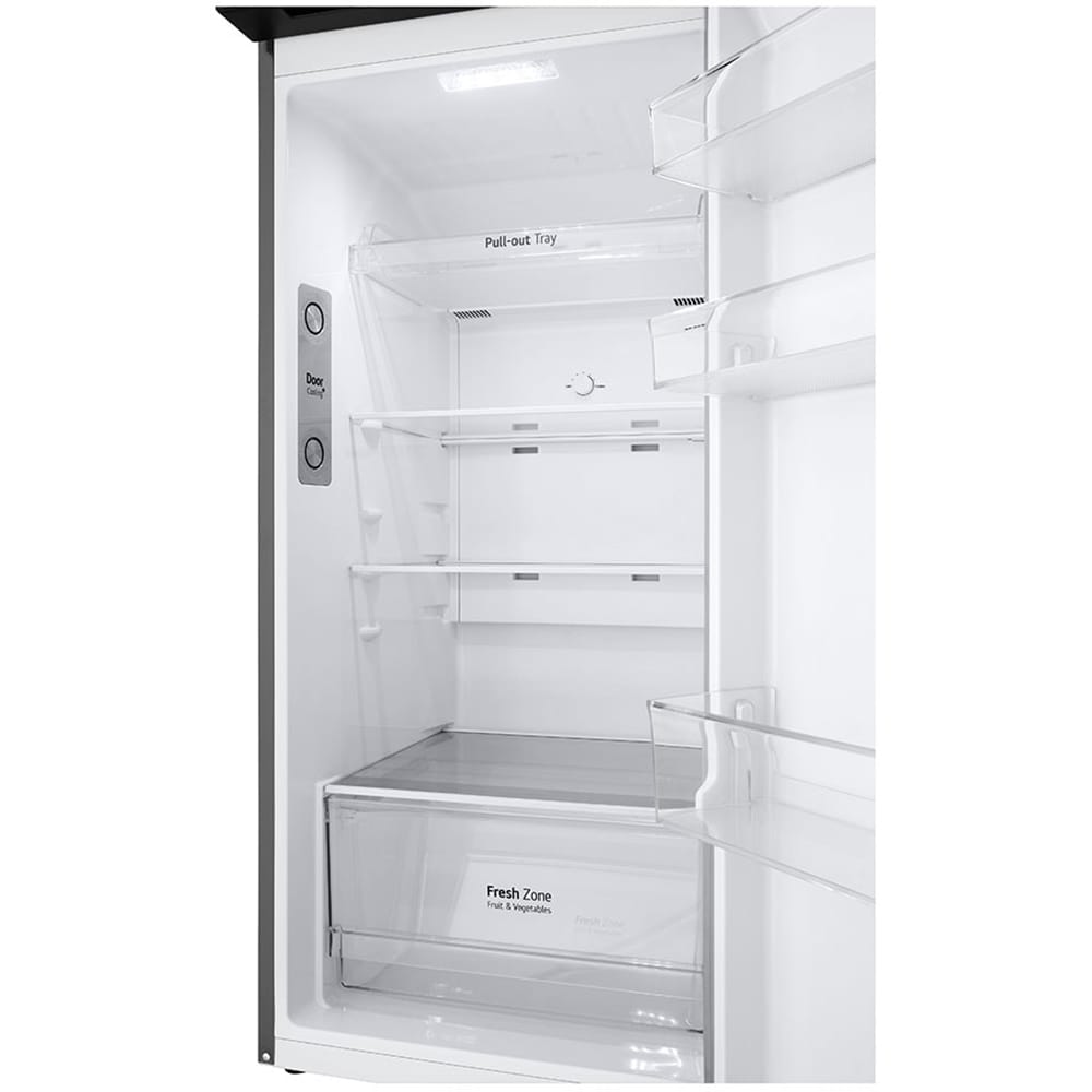 Frigider cu doua usi LG GTBV20PYGKD, No Frost, 266 l, H 168 cm, Clasa E, argintiu