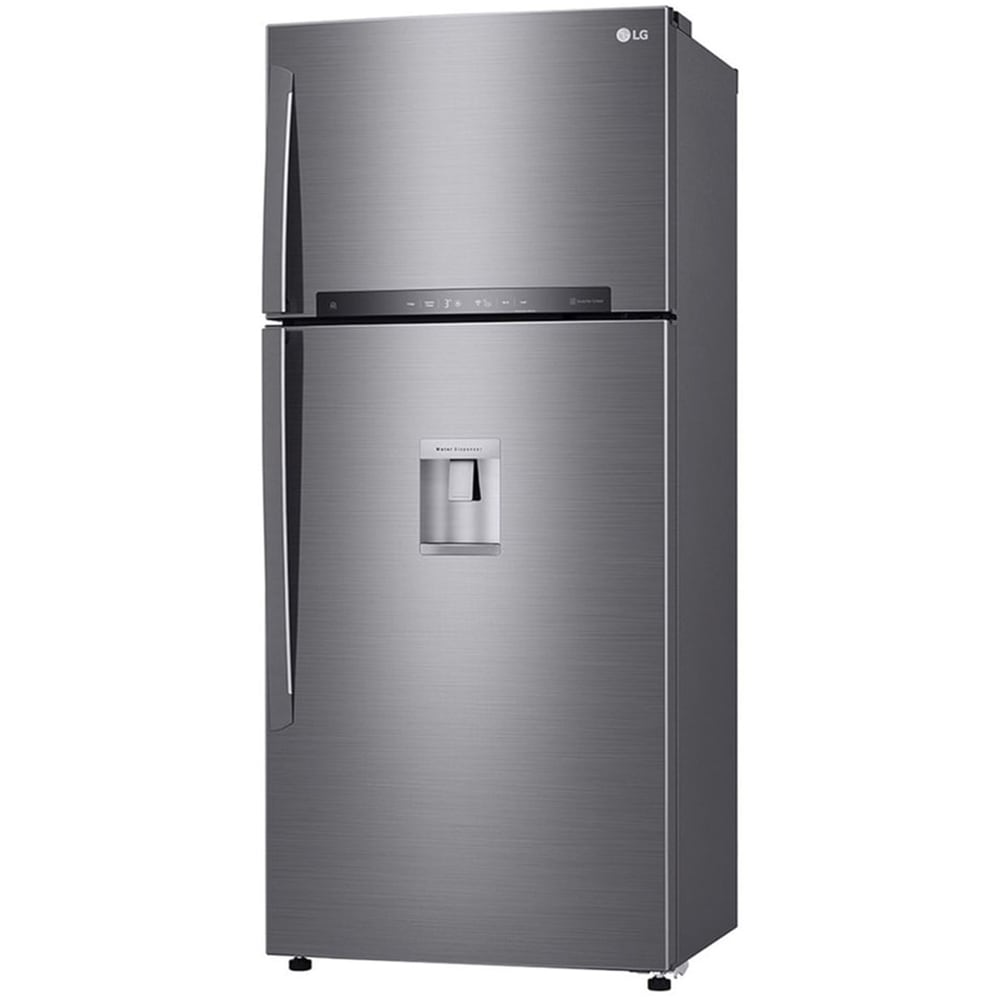 Frigider cu doua usi LG GTF744PZPED, No Frost, 509 l, H 180 cm, Clasa E, argintiu