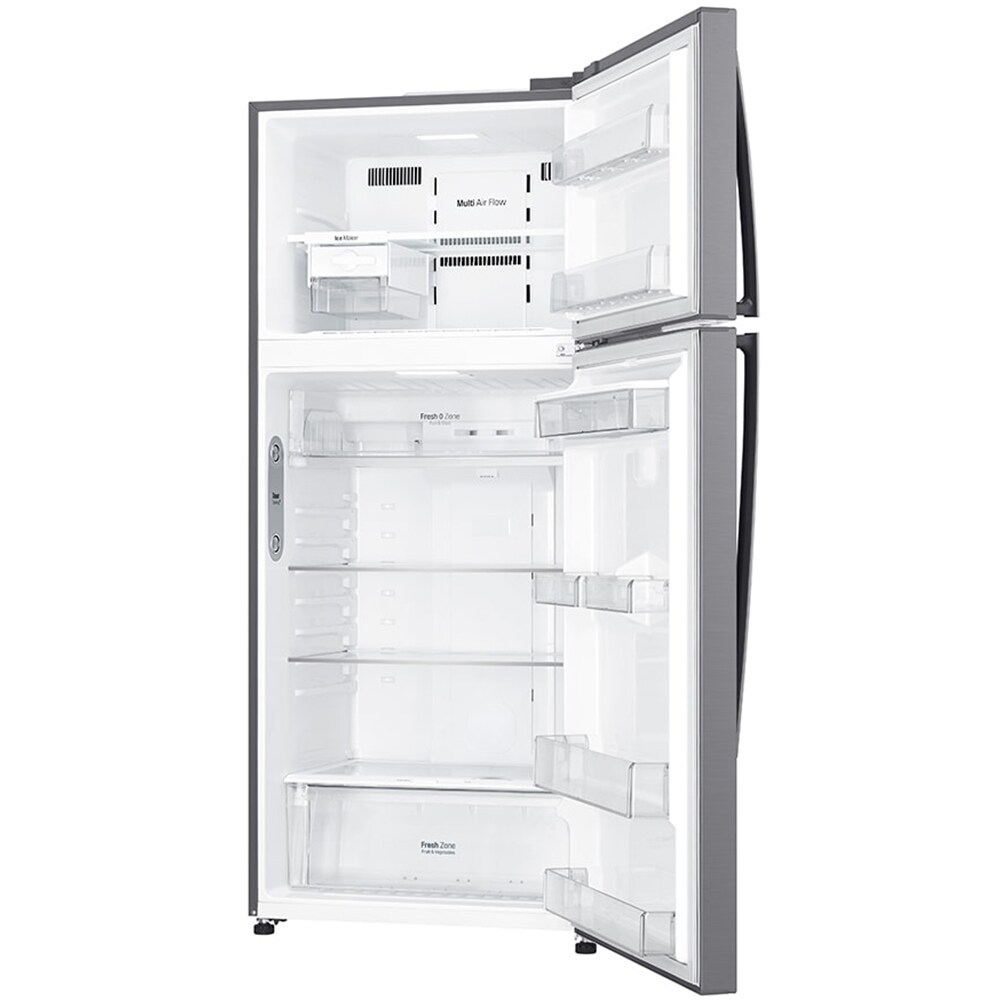 Frigider cu doua usi LG GTF744PZPZD,Total No Frost, 509 l, H 180 cm, Clasa E, Dozator apa, Wi-Fi, inox