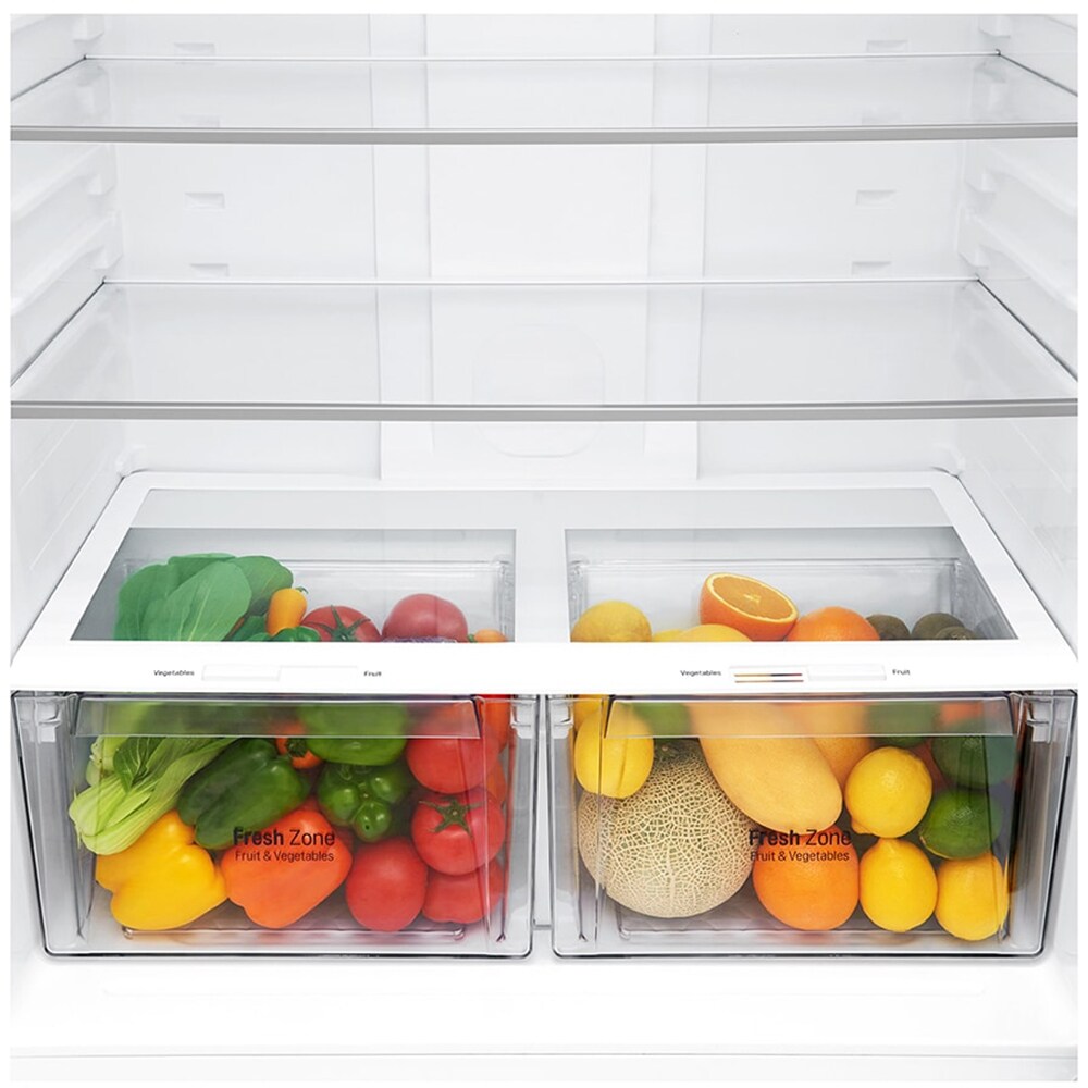 Frigider cu doua usi LG GTF916PZPYD, No Frost, 592 l, H 184 cm, Clasa E, dozator apa, argintiu