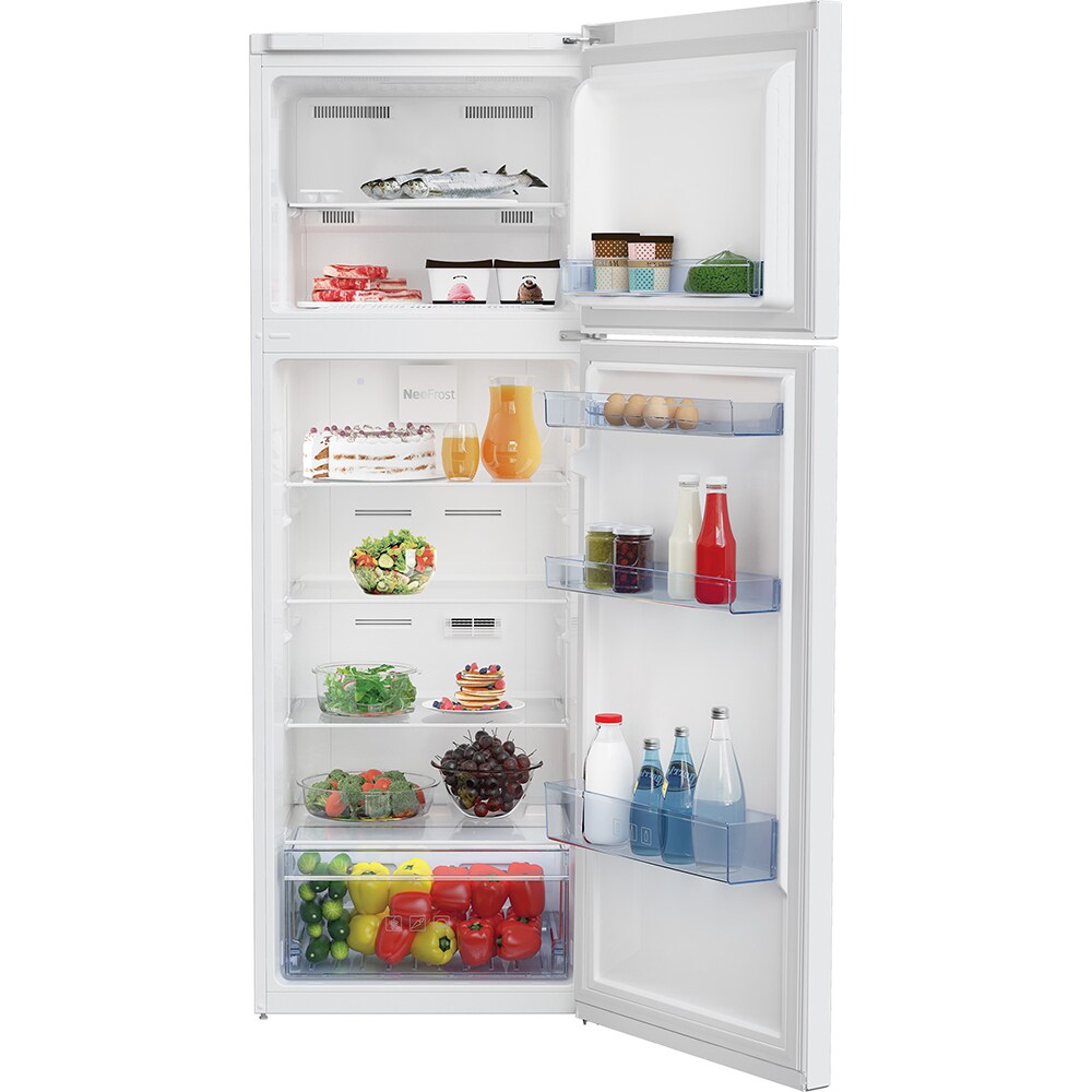 Frigider cu doua usi BEKO RDNE350K30WN, NeoFrost, 313 l, H 172 cm, Clasa F, alb