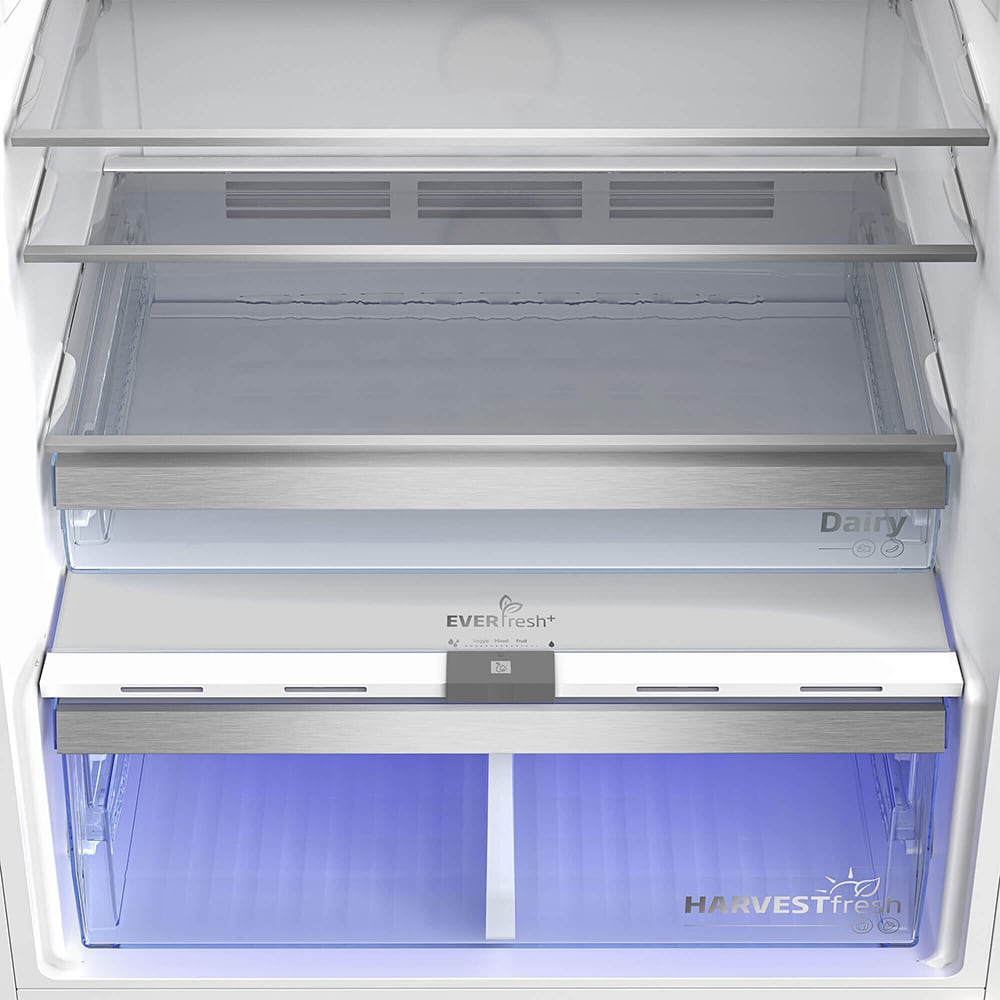 Frigider cu doua usi BEKO RDNE650E40ZXBRN, NeoFrost Dual Cooling, 630 l, H 187 cm, Clasa E, dark inox