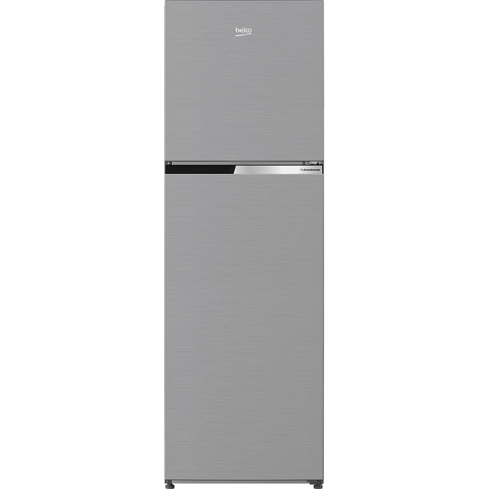 Frigider cu doua usi BEKO RDNT271I40XBN, No Frost, 250 l, H 165 cm, Clasa E, argintiu