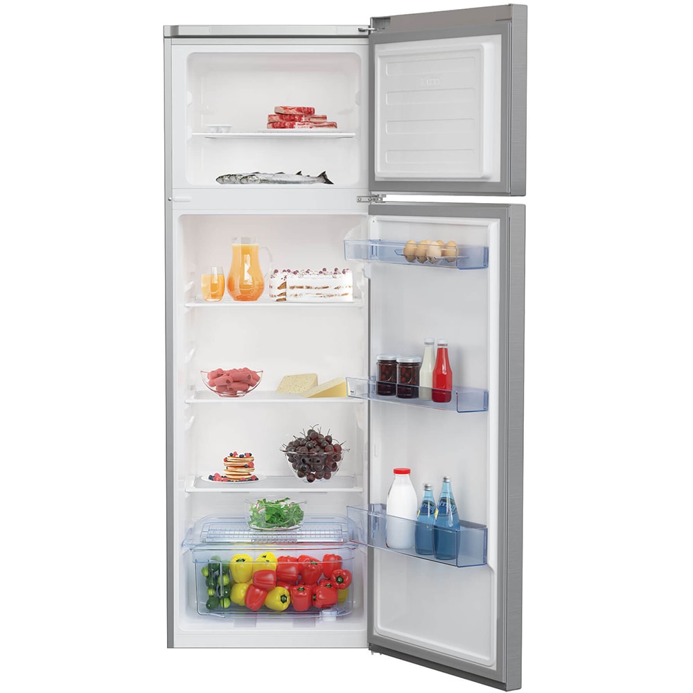 Frigider cu doua usi BEKO RDSA310M30XBN, 306 l, H 175 cm, Clasa F, argintiu
