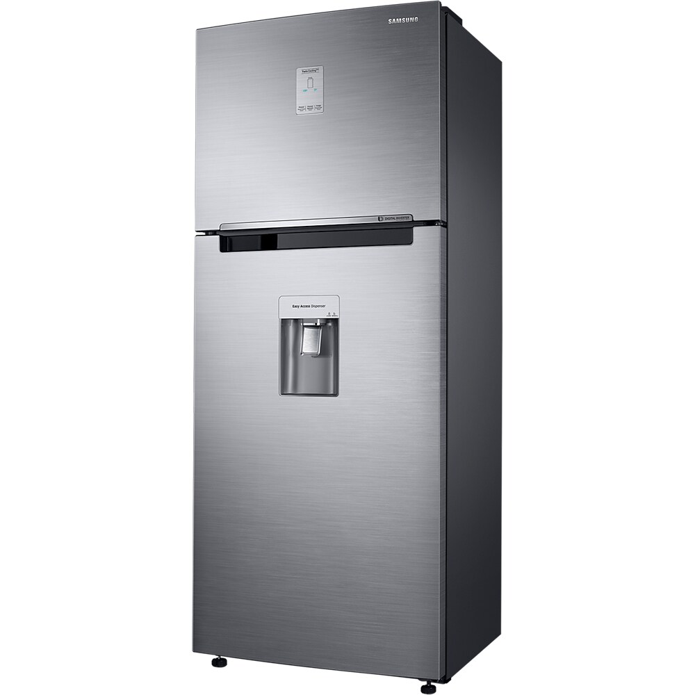 Frigider cu doua usi SAMSUNG RT46K6630S9/EO, No Frost, 455 l, H 182.5 cm, Clasa F, Dozator apa, inox