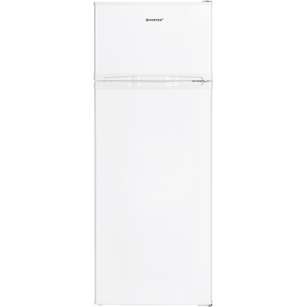 Frigider cu doua usi VORTEX VDD21SWH01H, 206 l, H 143 cm, Clasa F, alb
