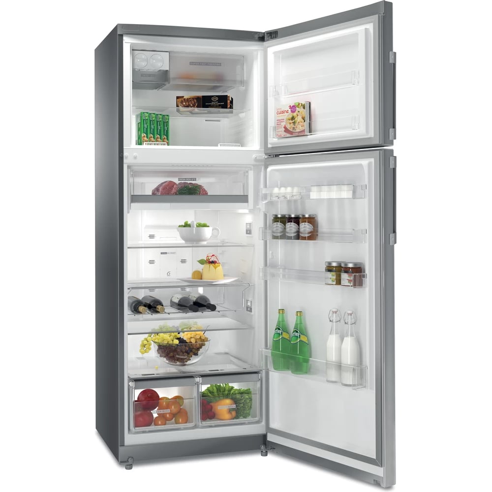 Frigider cu doua usi WHIRLPOOL WT70E 952 X, Total No Frost, 457 l, H 190 cm, Clasa E, inox