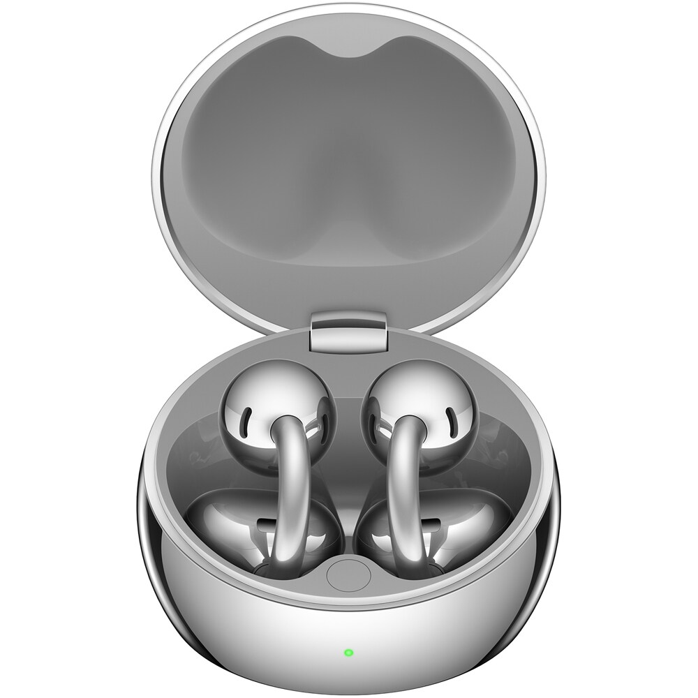 Casti HUAWEI FreeClip 2 S, True wireless, Bluetooth, Open-ear, Microfon, Space Silver