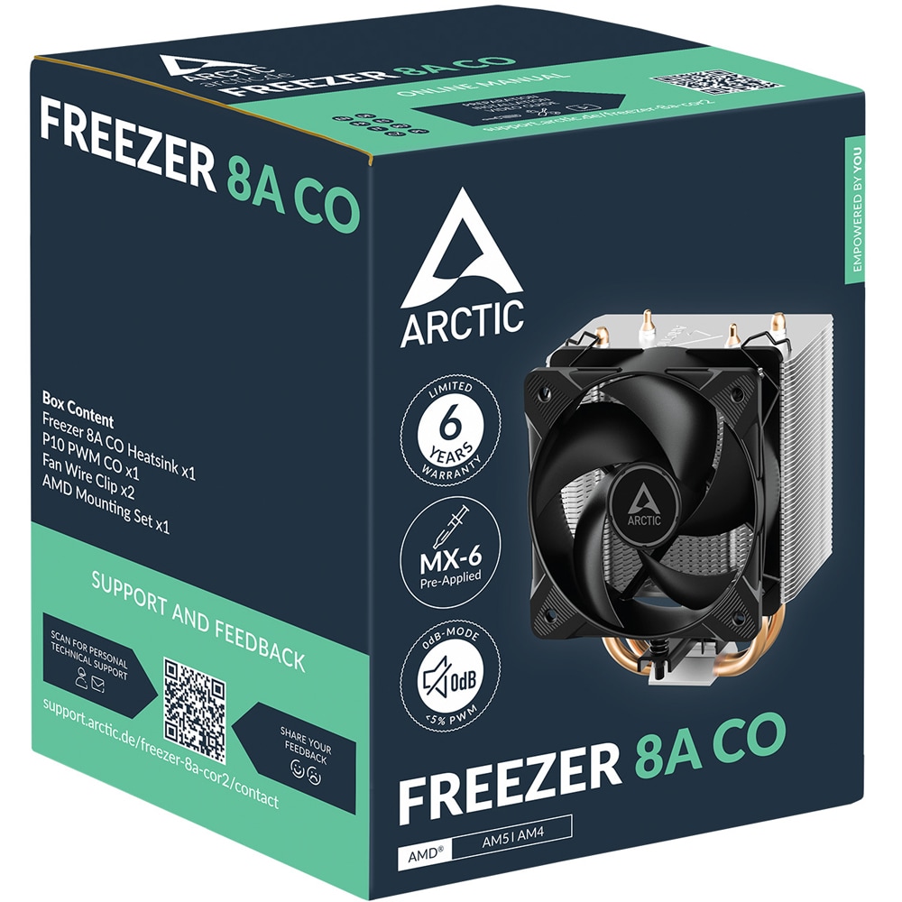 Cooler procesor ARCTIC COOLING Freezer 8A CO, 100mm, ACFRE00162A
