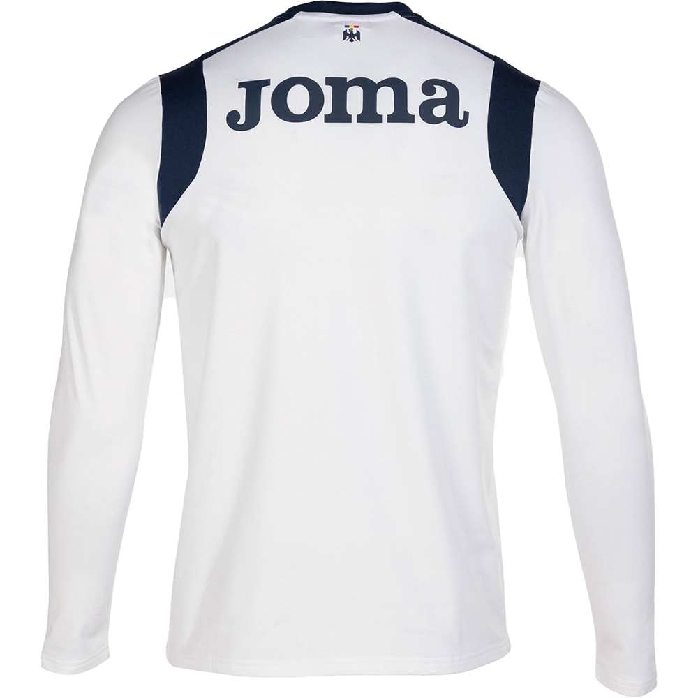 Jacheta fotbal JOMA Echipa Nationala de Fotbal a Romaniei 2023, marimea L, alb