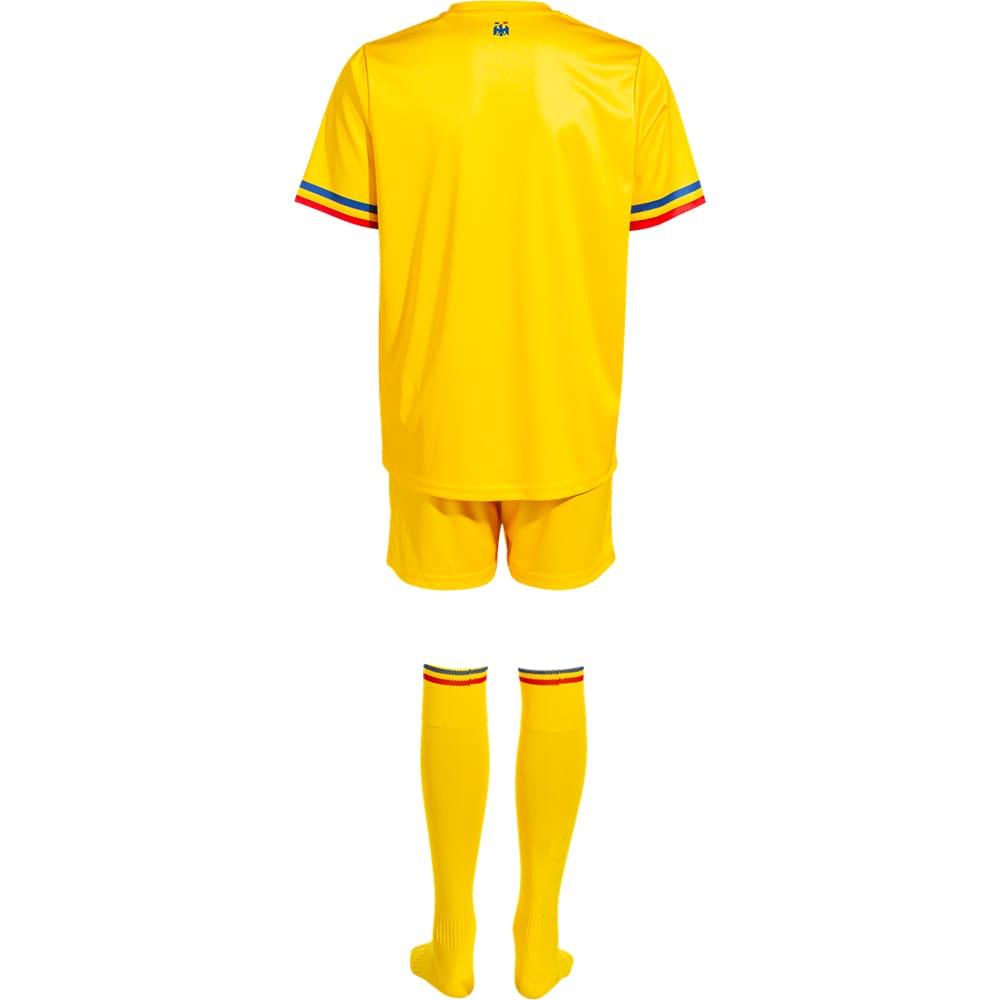 Set fotbal suporter pentru bebelusi JOMA Echipa Nationala de Fotbal a Romaniei 2023, 12 luni, galben
