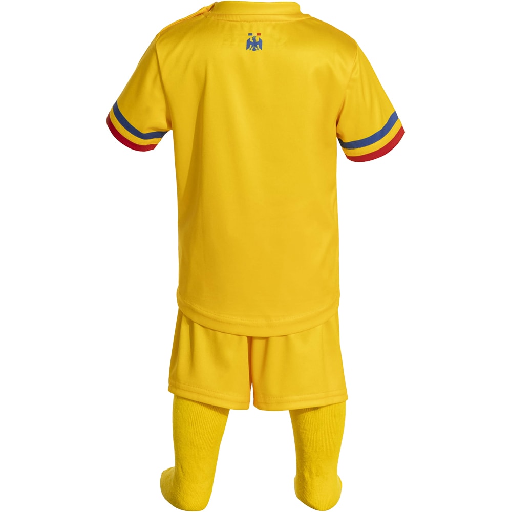 Set fotbal suporter pentru bebelusi JOMA Echipa Nationala de Fotbal a Romaniei 2023, 18 luni, galben