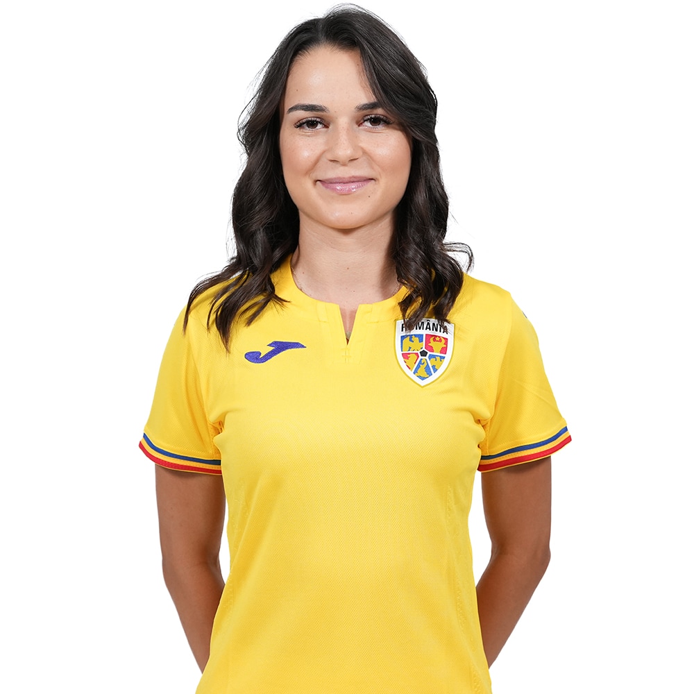 Tricou oficial de joc fete JOMA Echipa Nationala de Fotbal a Romaniei, marimea S, galben