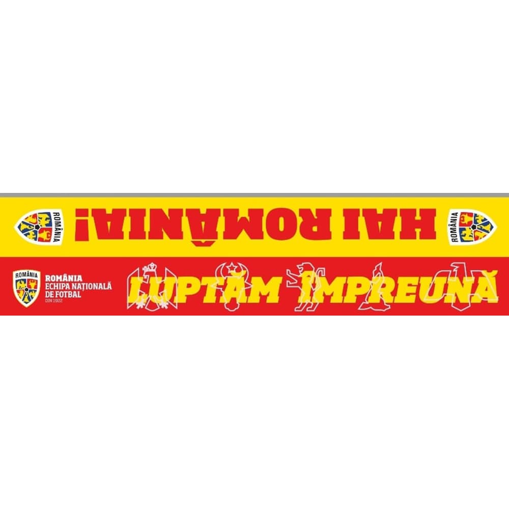 Esarfa ECHIPA NATIONALA DE FOTBAL A ROMANIEI, galben-rosu