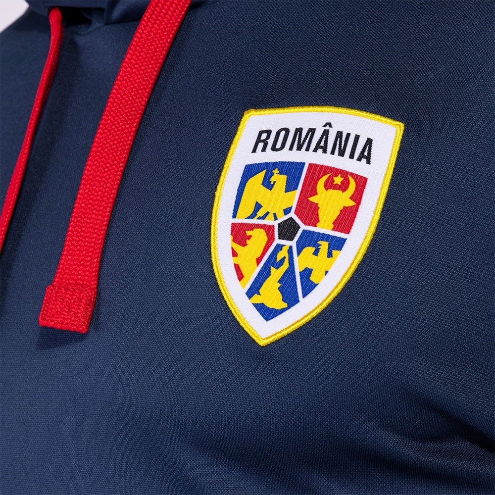 Hanorac fotbal de prezentare JOMA Echipa Nationala de Fotbal a Romaniei 2023, marimea S, bleumarin