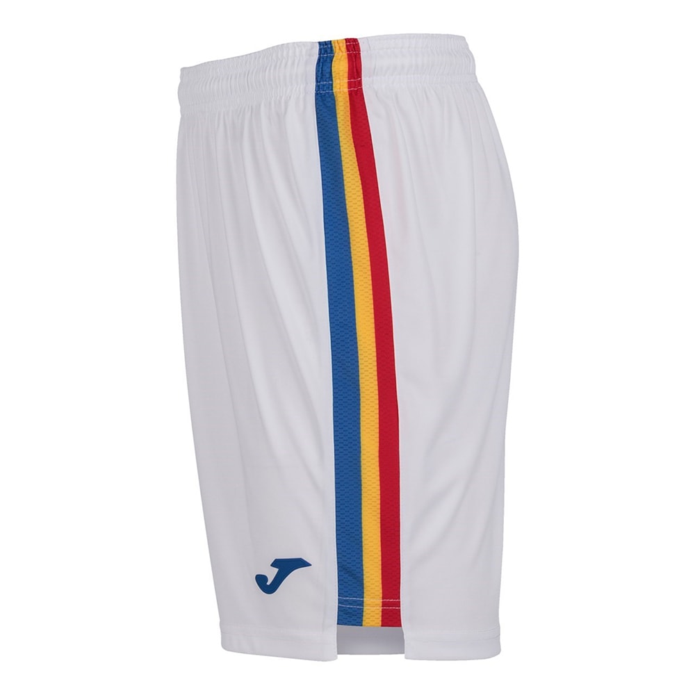 Sort fotbal de joc JOMA Echipa Nationala de Fotbal a Romaniei, marimea S, alb