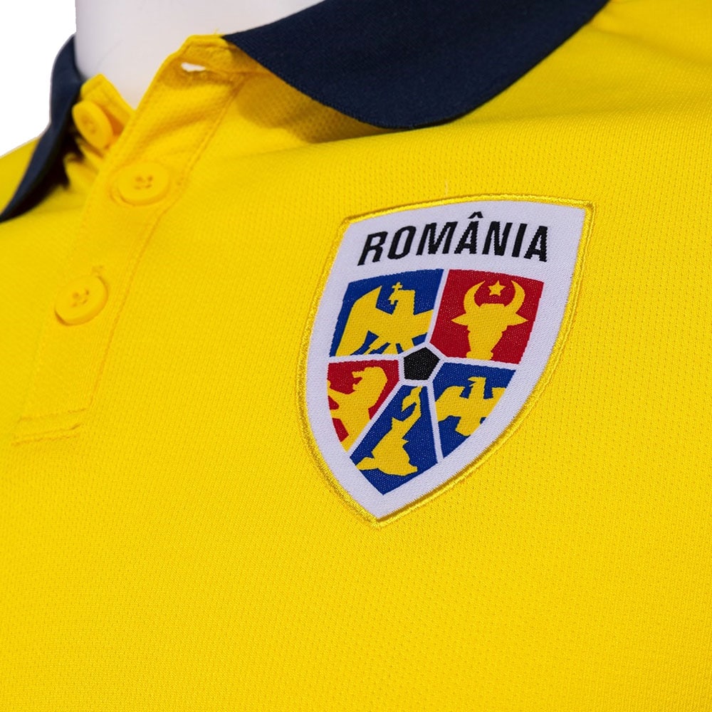 Tricou fotbal de prezentare JOMA Echipa Nationala de Fotbal a Romaniei 2023, marimea L, galben