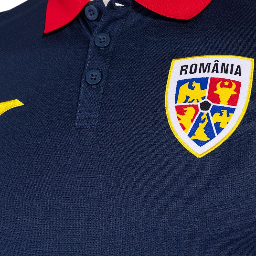 Tricou fotbal de prezentare JOMA Echipa Nationala de Fotbal a Romaniei 2023, marimea L, bleumarin