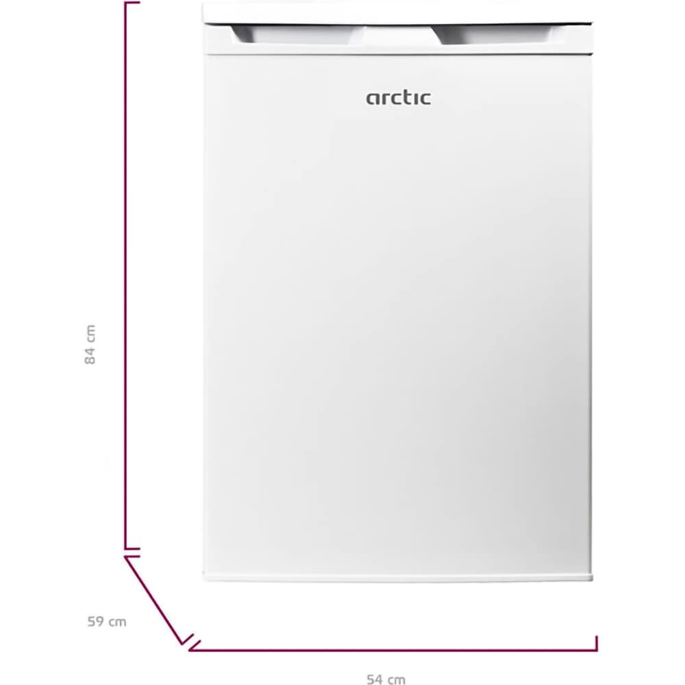 Frigider cu o usa ARCTIC AF125M40W, 114 l, H 84 cm, Clasa E, alb