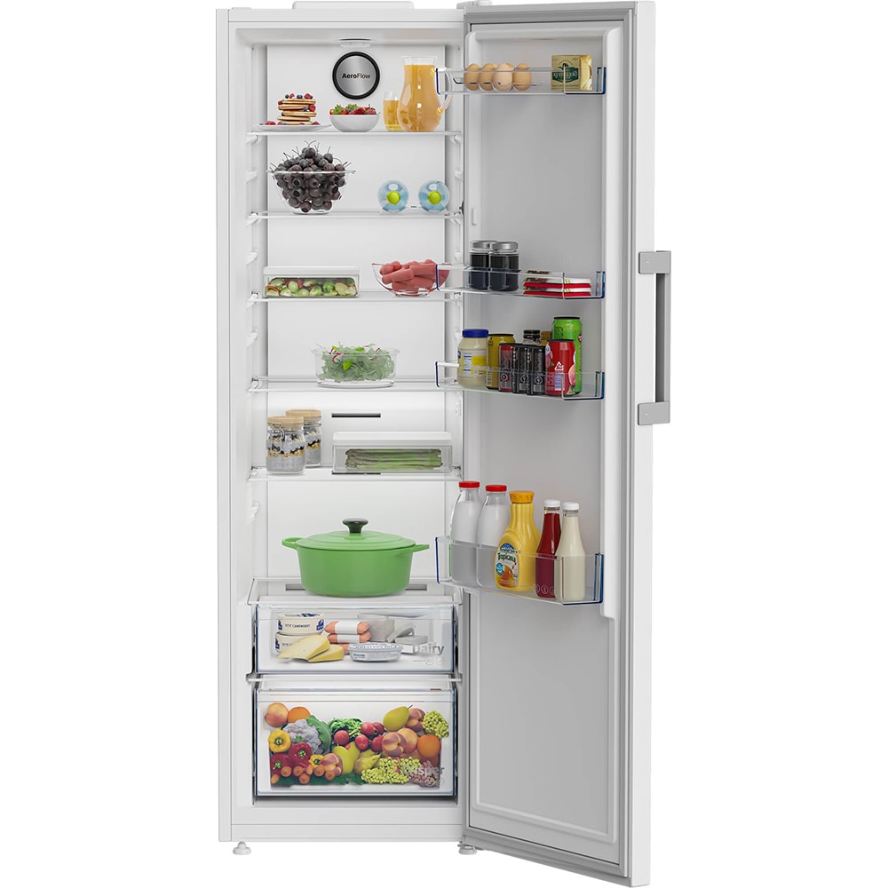 Frigider cu o usa BEKO B1RMLNE444W, No Frost, 365 l, H 186.5 cm, Clasa E, alb