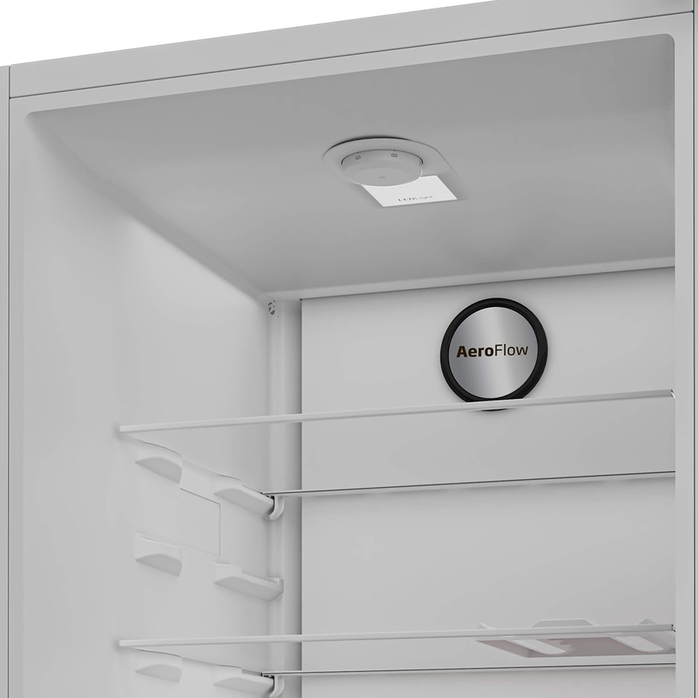 Frigider cu o usa BEKO B1RMLNE444XB, No Frost, 365 l, H 186.5 cm, Clasa E, argintiu