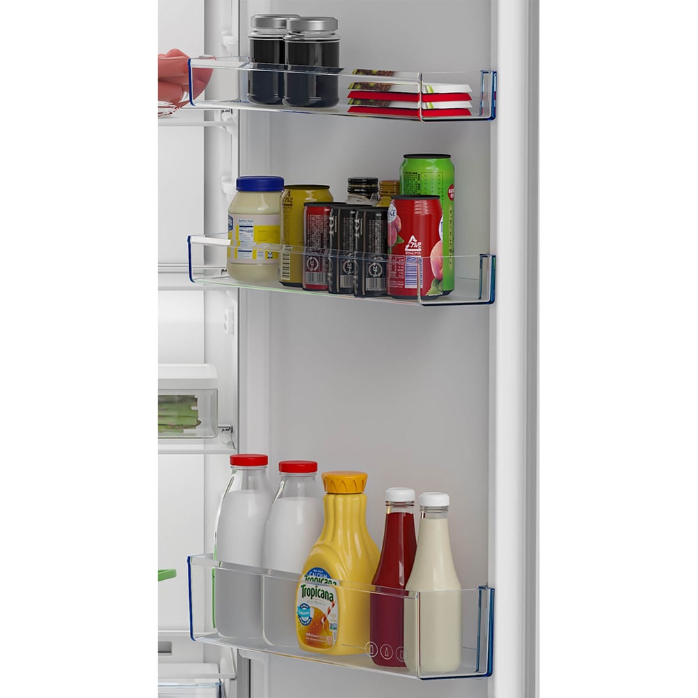 Frigider cu o usa BEKO B1RMLNE444XB, No Frost, 365 l, H 186.5 cm, Clasa E, argintiu