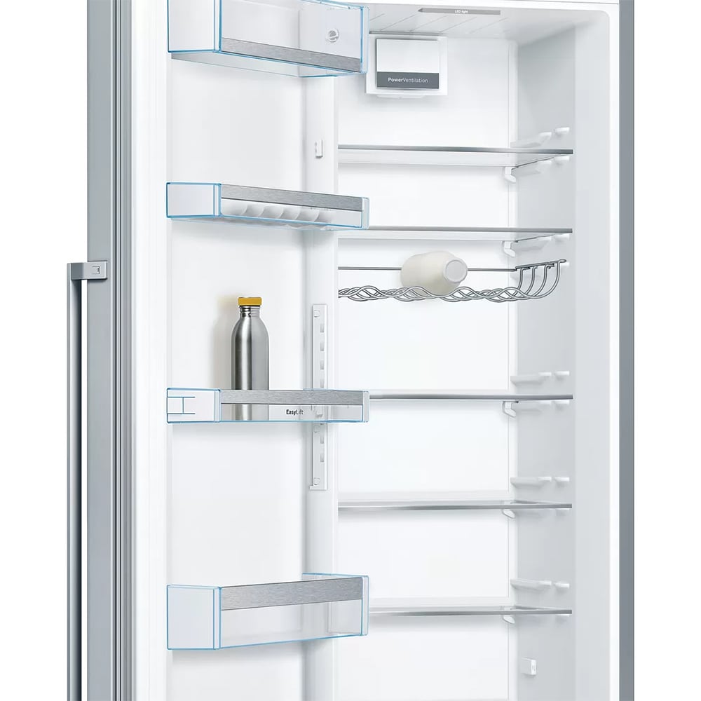 Frigider cu o usa BOSCH KSV36BIEP, 346 l, H 186 cm, Clasa E, inox