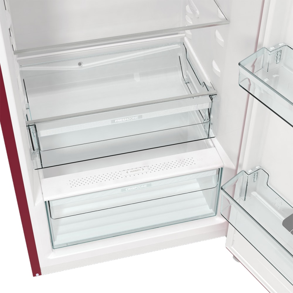 Frigider cu o usa GORENJE ORB615DR, 247 l, H 152 cm, Clasa D, rosu