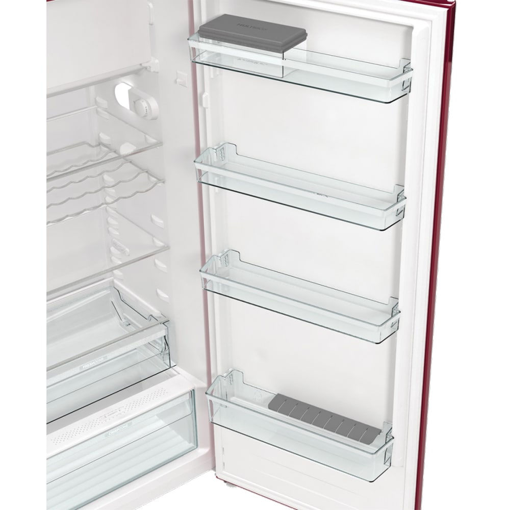 Frigider cu o usa GORENJE ORB615DR, 247 l, H 152 cm, Clasa D, rosu