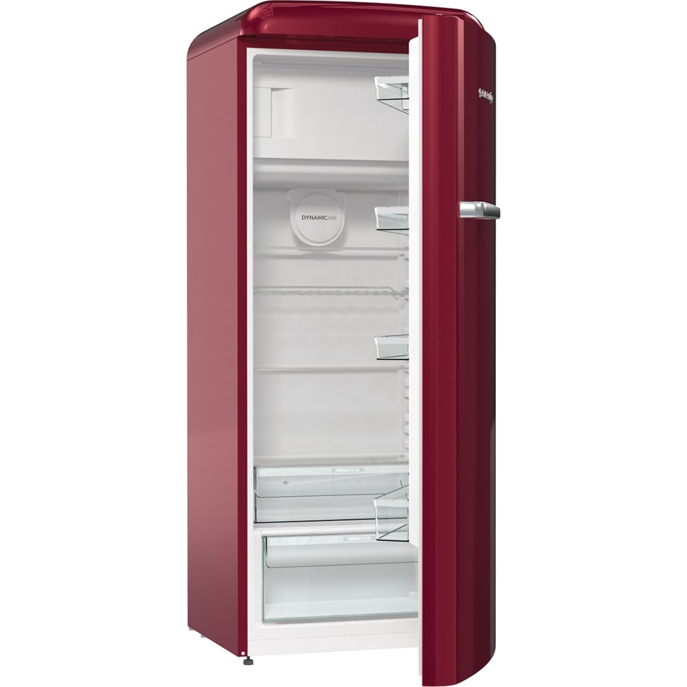 Frigider cu o usa GORENJE ORB615DR, 247 l, H 152 cm, Clasa D, rosu