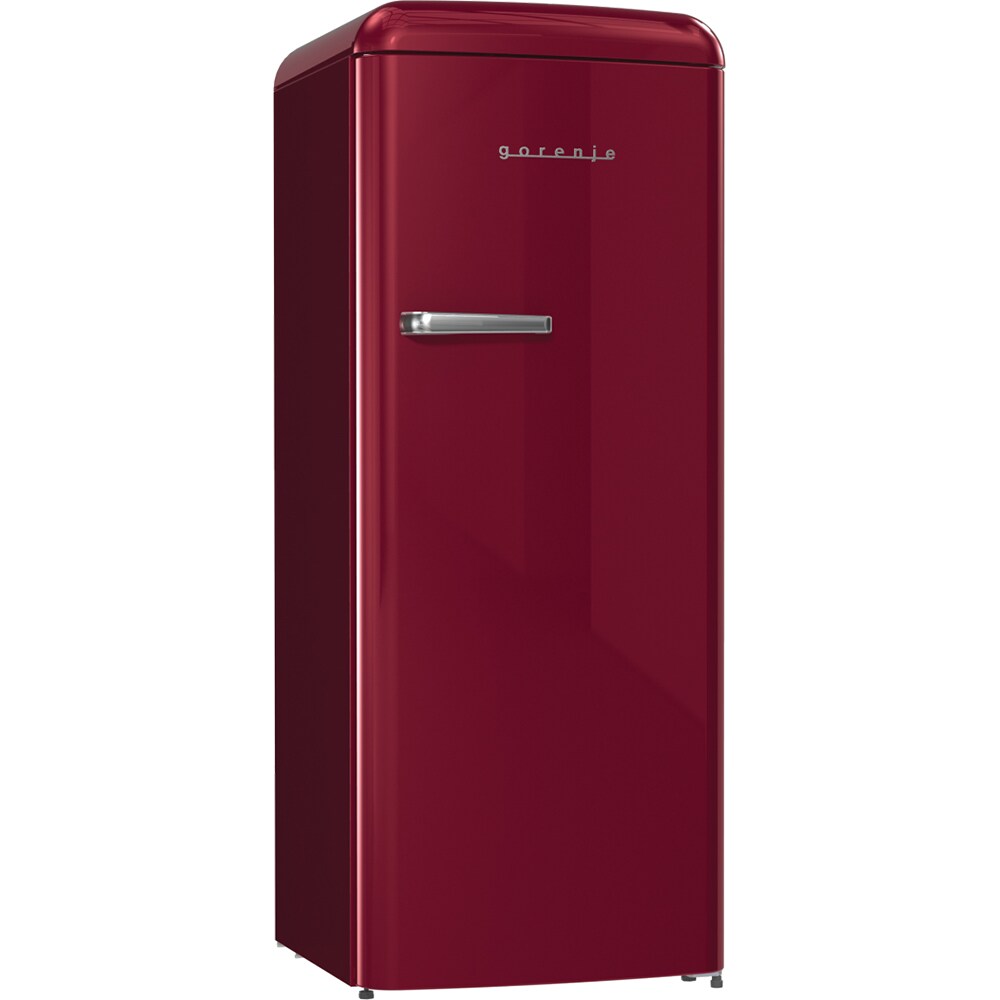 Frigider cu o usa GORENJE ORB615DR, 247 l, H 152 cm, Clasa D, rosu