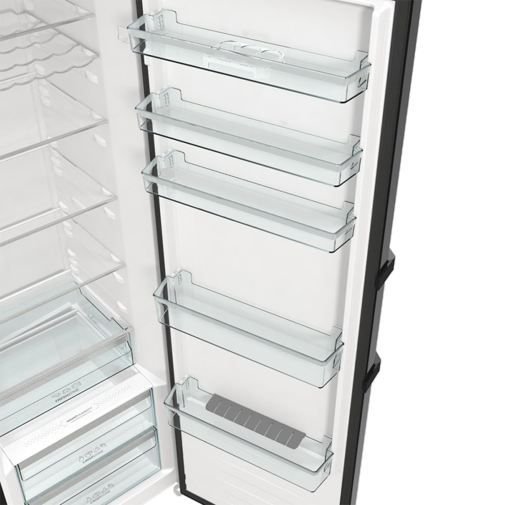 Frigider cu o usa GORENJE R619EABK6, 398 l, H 185 cm, Clasa E, negru
