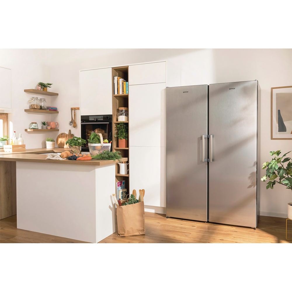 Frigider cu o usa GORENJE R619EES5, 398 l, H 185 cm, Clasa E, argintiu