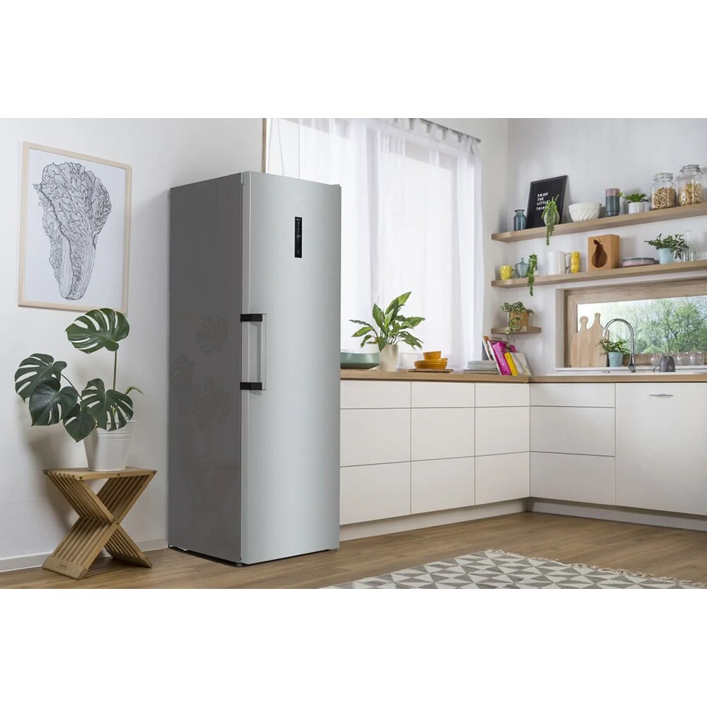 Frigider cu o usa GORENJE RP619EAXL6, 398 l, H 185 cm, Clasa E, argintiu