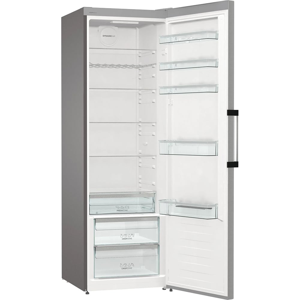 Frigider cu o usa GORENJE RP619EAXL6, 398 l, H 185 cm, Clasa E, argintiu