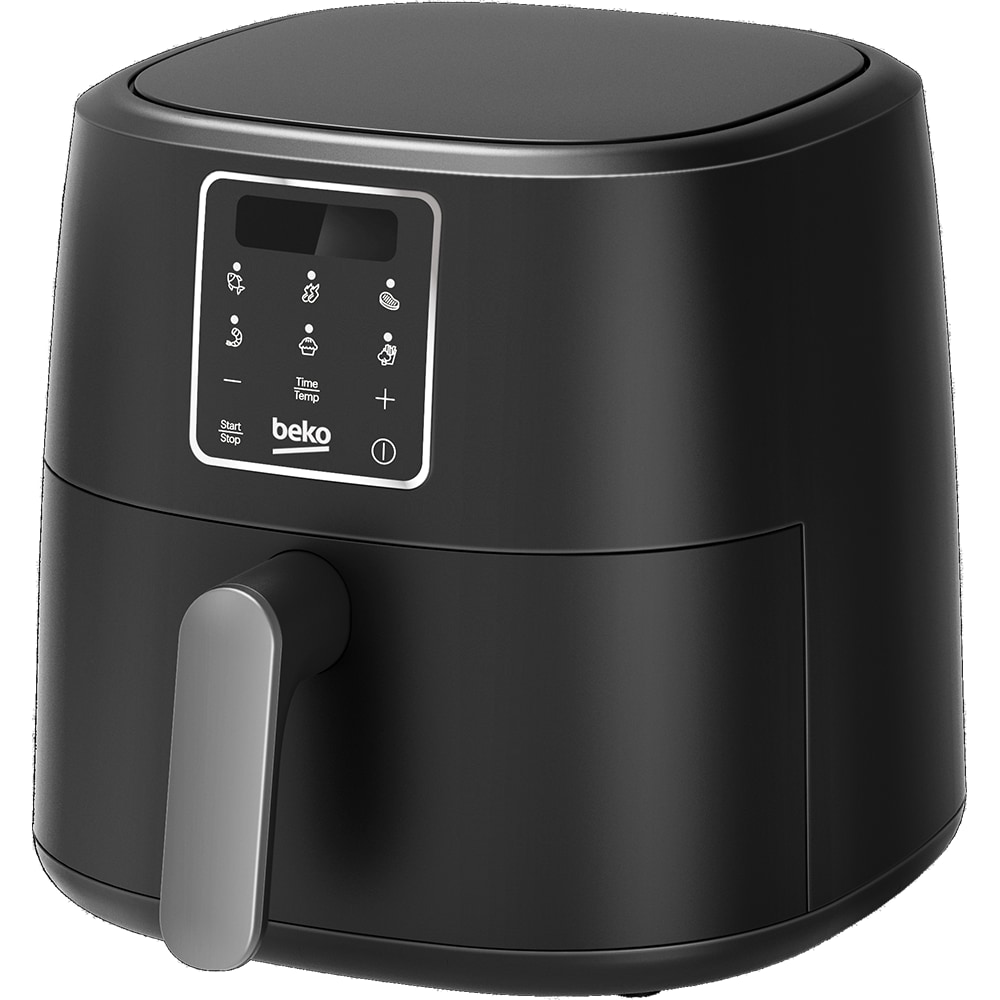 Friteuza cu aer cald BEKO FRL3662B, 6l, 1750W, negru-argintiu
