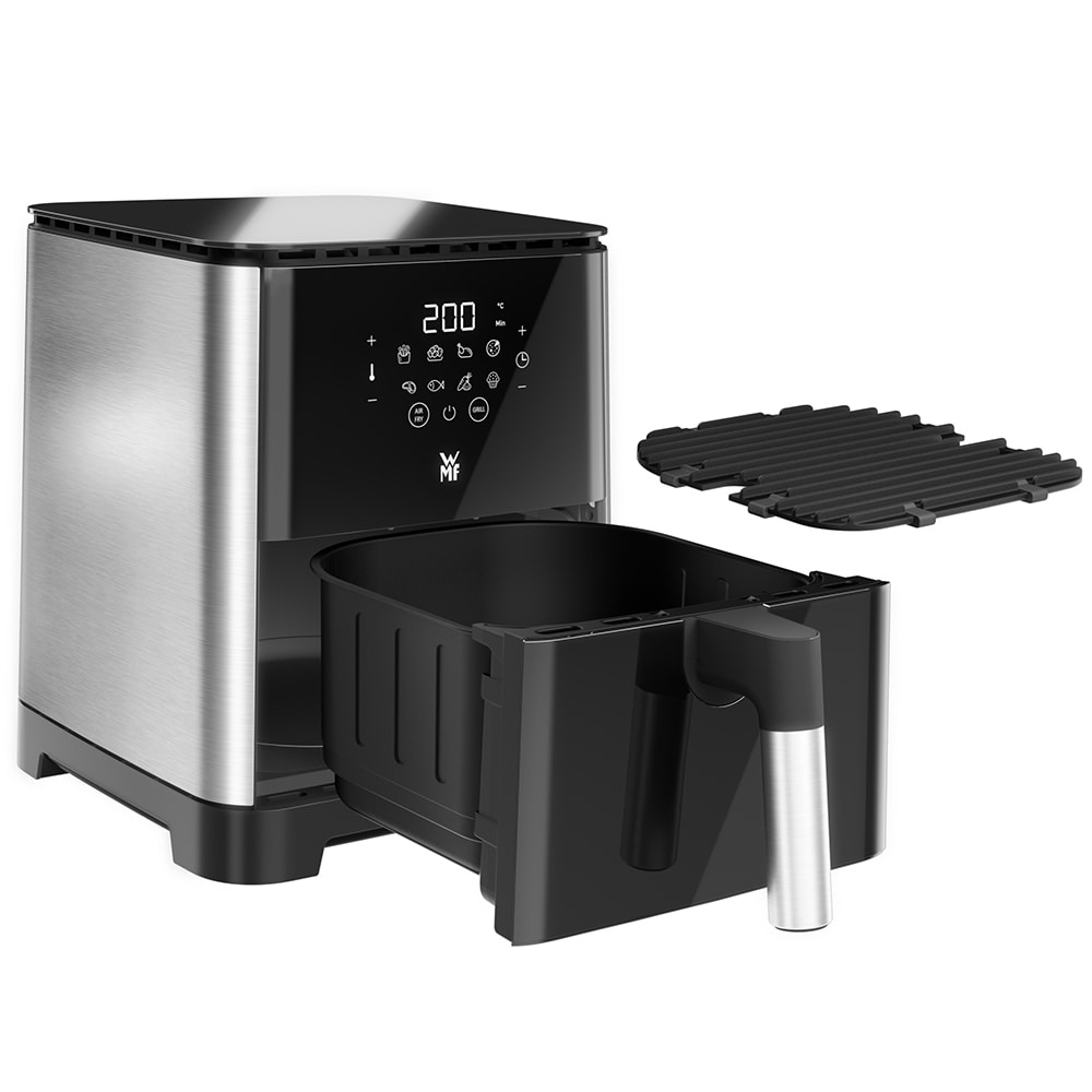 Friteuza cu aer cald WMF Multi Taste 415570011, 1kg, 1550W, negru-argintiu