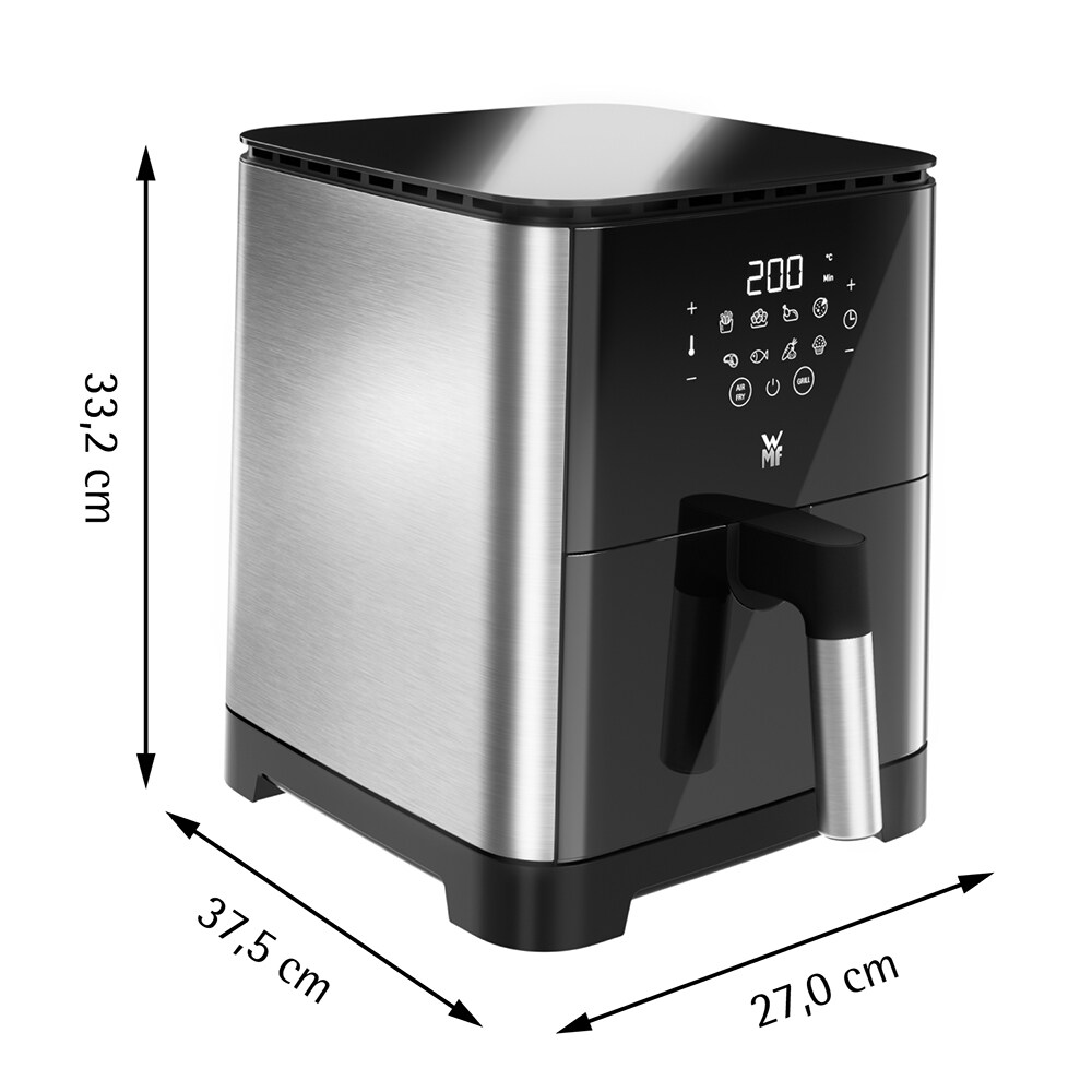 Friteuza cu aer cald WMF Multi Taste 415570011, 1kg, 1550W, negru-argintiu