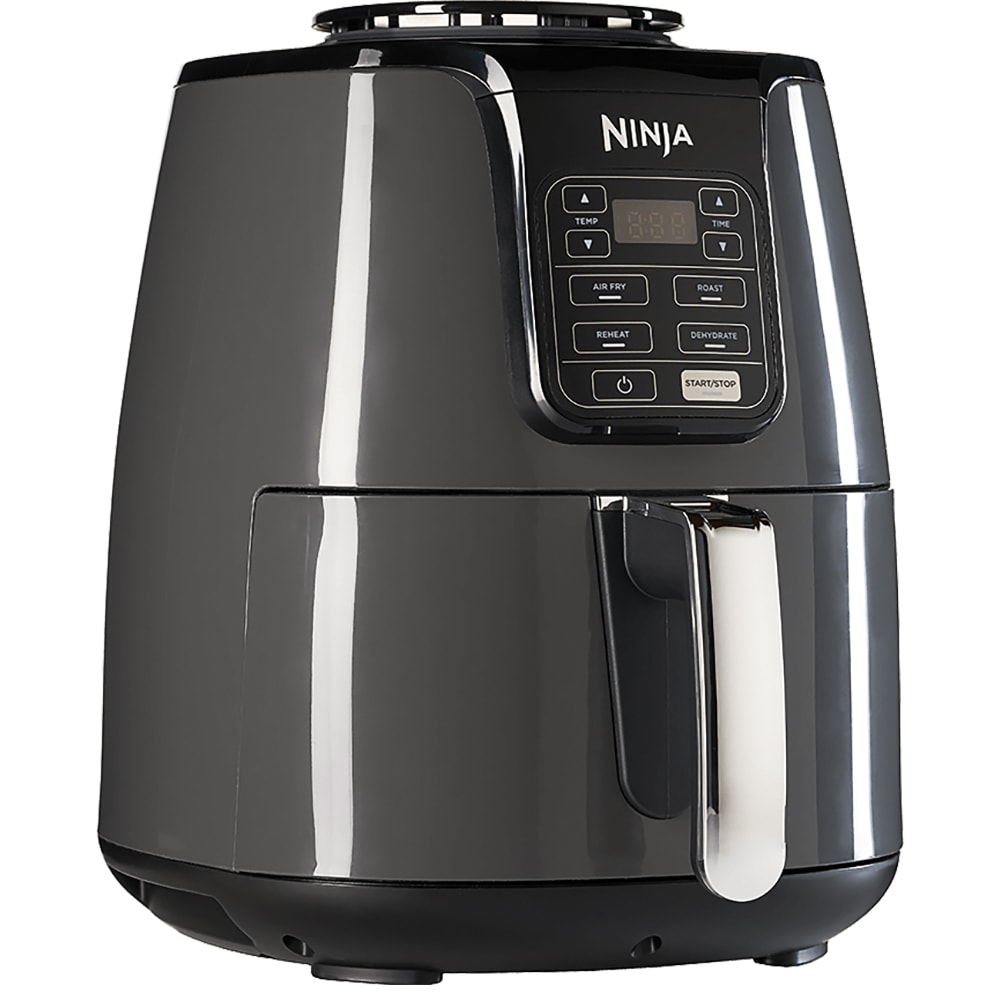 Friteuza cu aer cald NINJA AF100EU1, 0.9kg, 3.8l, 2400W, gri-negru