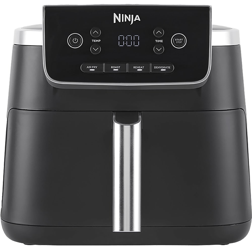 Friteuza cu aer cald NINJA Pro AF140EU, 0.7kg, 4.7l, 2000W, negru-argintiu
