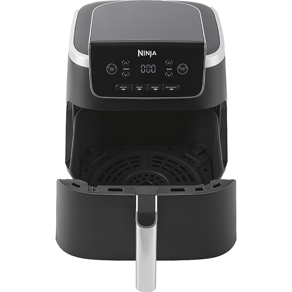 Friteuza cu aer cald NINJA Pro AF140EU, 0.7kg, 4.7l, 2000W, negru-argintiu