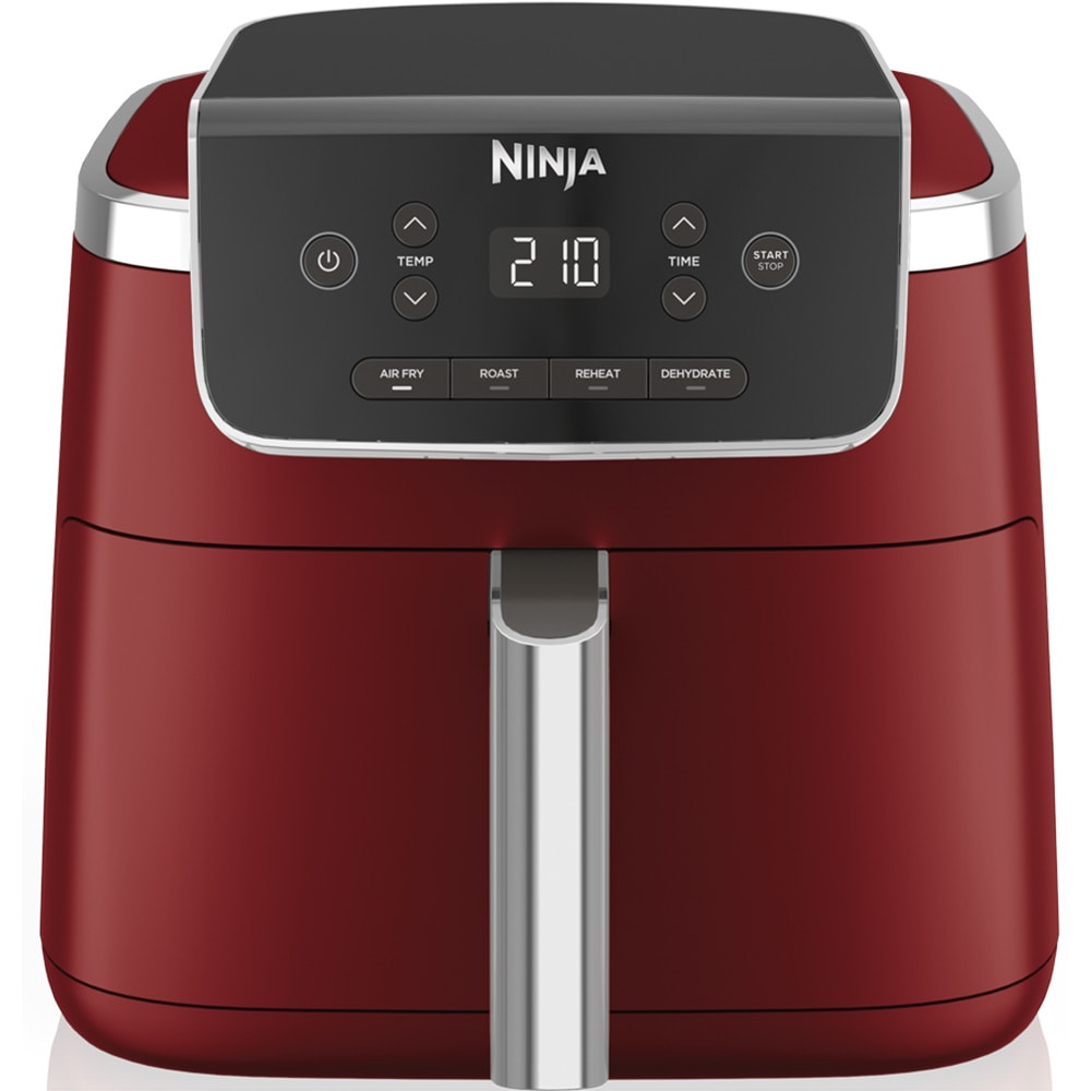 Friteuza cu aer NINJA Pro AF140EUCM, 0.7kg, 4.7l, 2000W, visiniu-negru