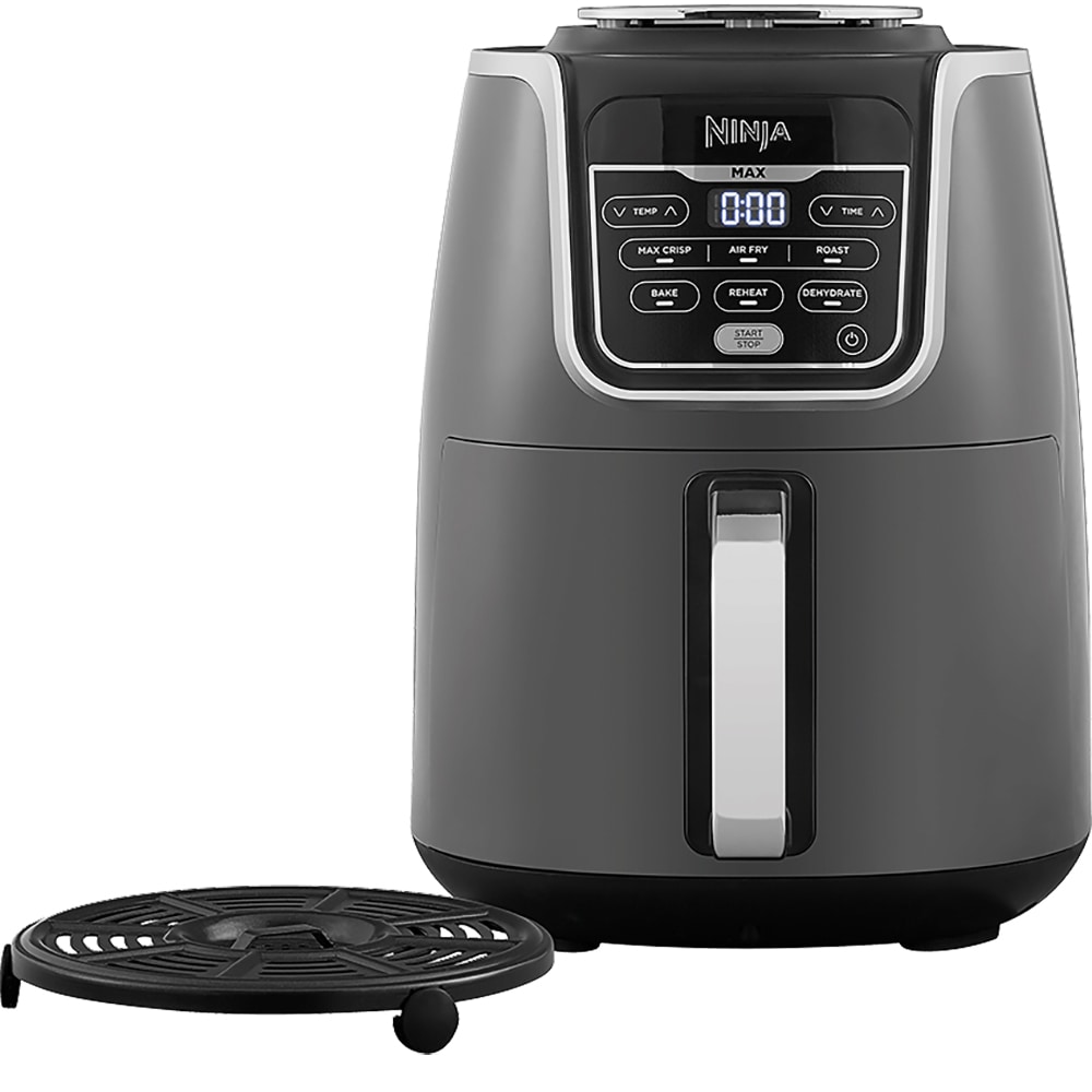 Friteuza cu aer cald NINJA AF160EU1, 1.4kg, 5.2l, 2400W, gri-negru