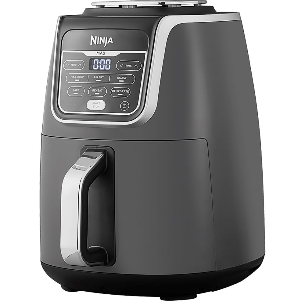 Friteuza cu aer cald NINJA AF160EU1, 1.4kg, 5.2l, 2400W, gri-negru