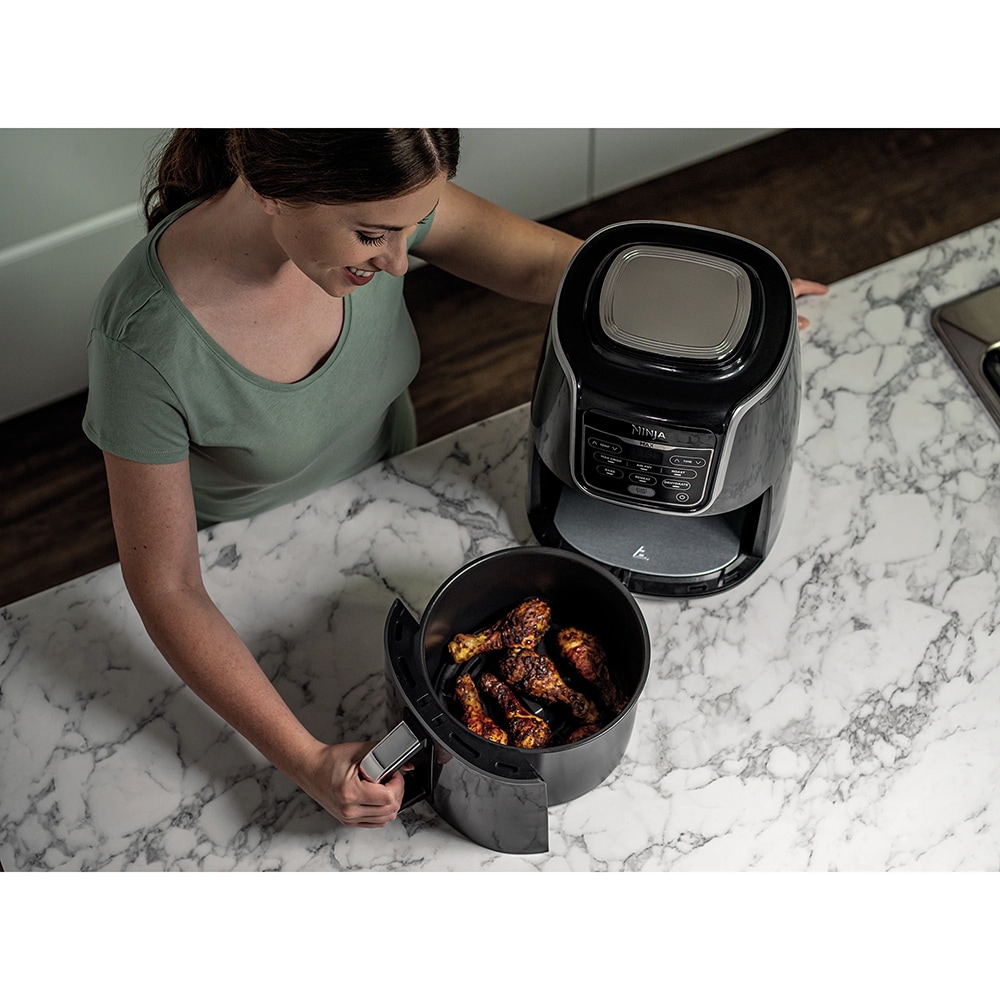 Friteuza cu aer cald NINJA AF160EU, 5.2l, 1750W, gri inchis-negru