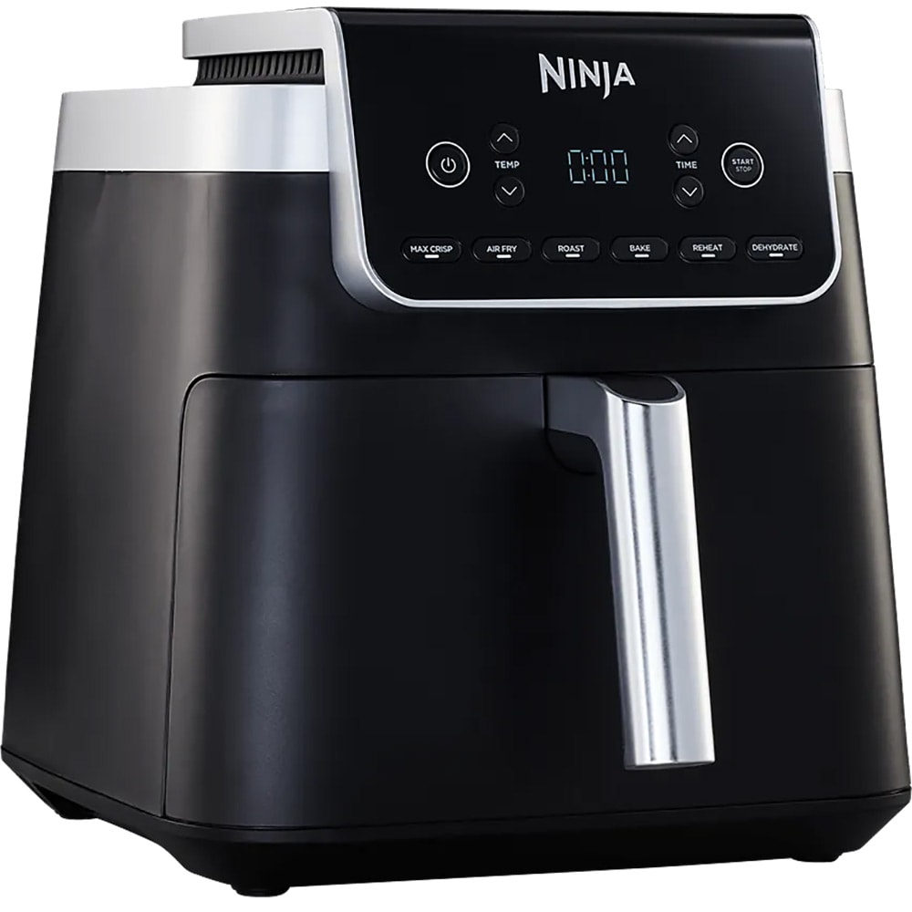 Friteuza cu aer cald NINJA Max Pro AF180EU, 0.9kg, 6.2l, 2000W, negru-argintiu